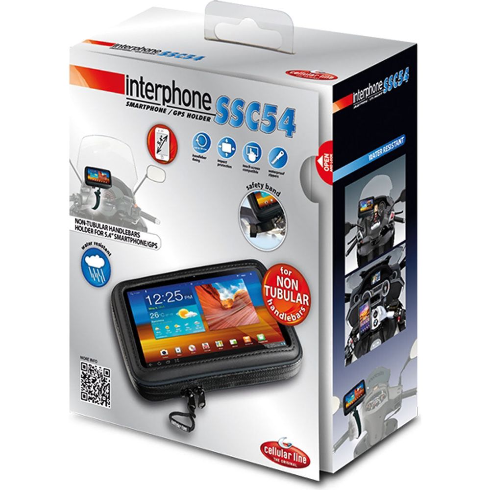 Interphone GPS 5.4 Inch Holder For Non-Tubular