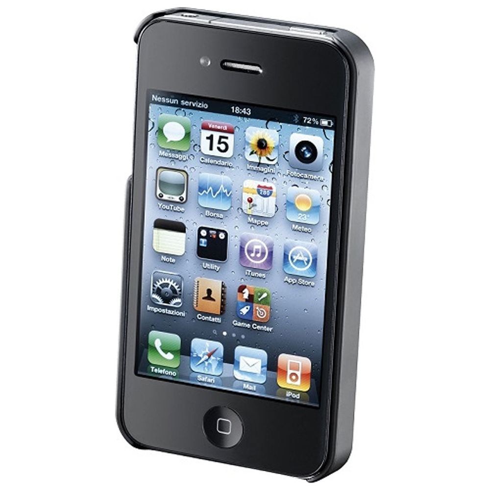Interphone Carbon Cover Black For iPhone 4 / 4S