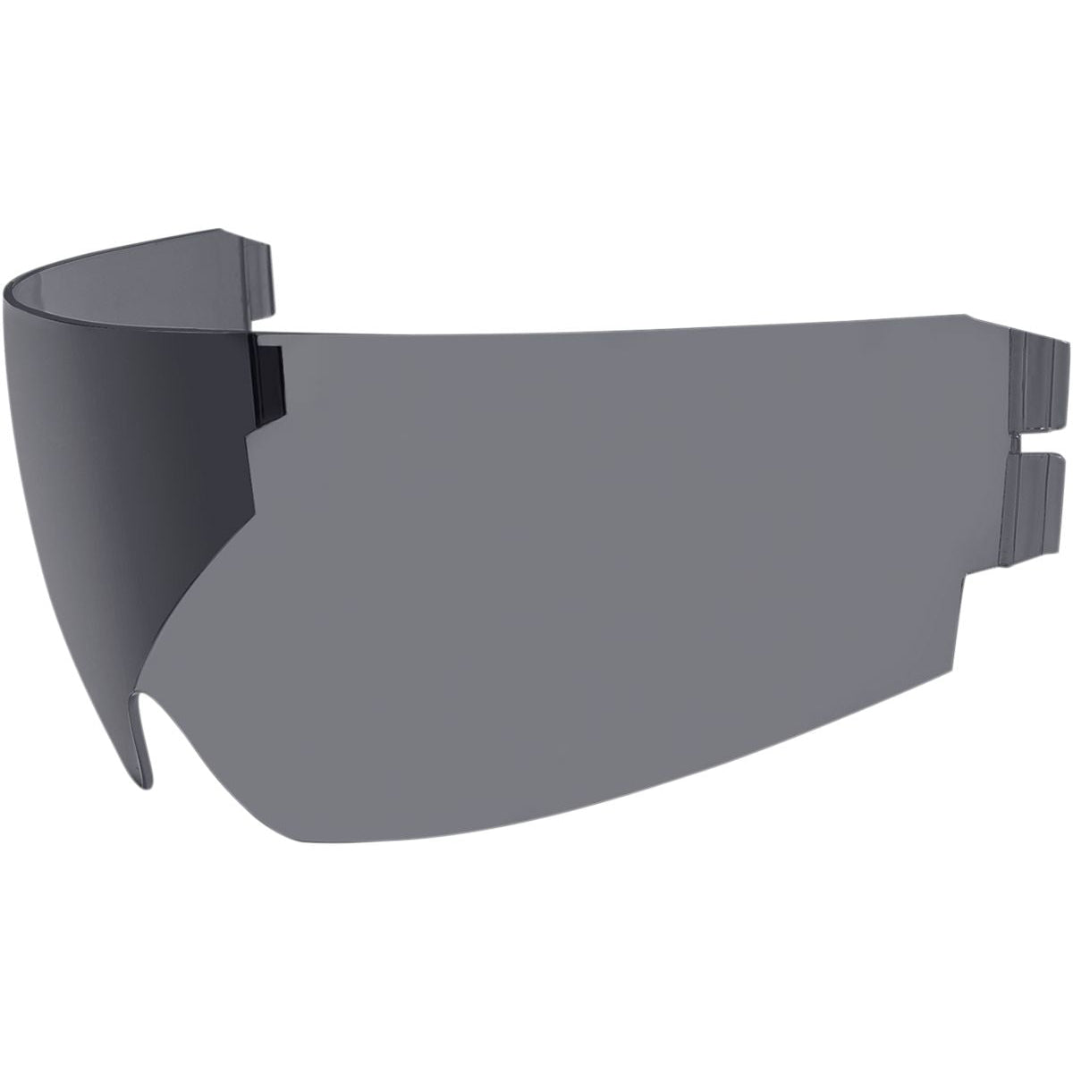 Icon Alliance GT / Airflite Dropshield Dark Smoke - internal helmet sun visor on a white background