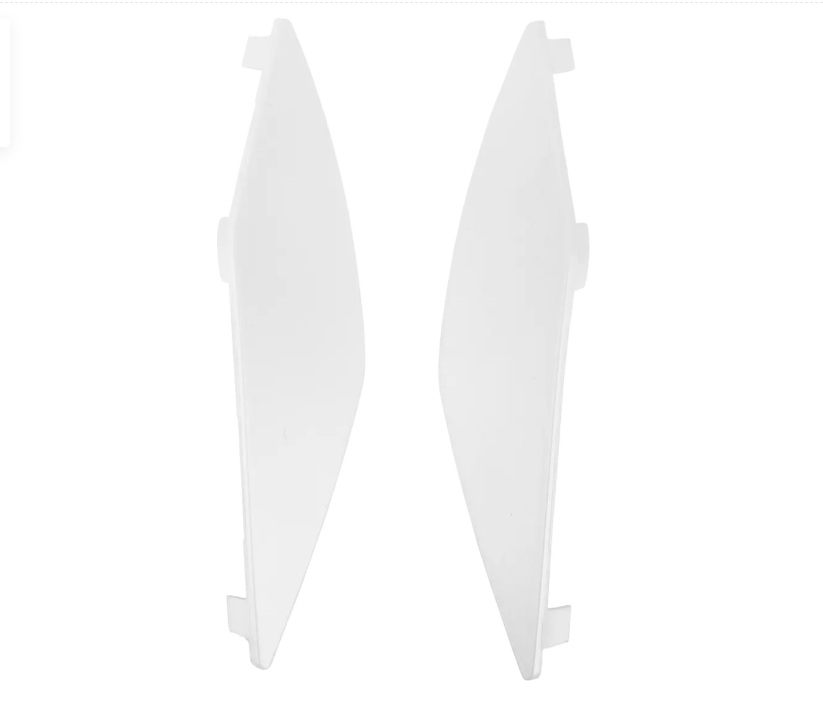Icon Threshold Helmet Forehead Vent Matt White