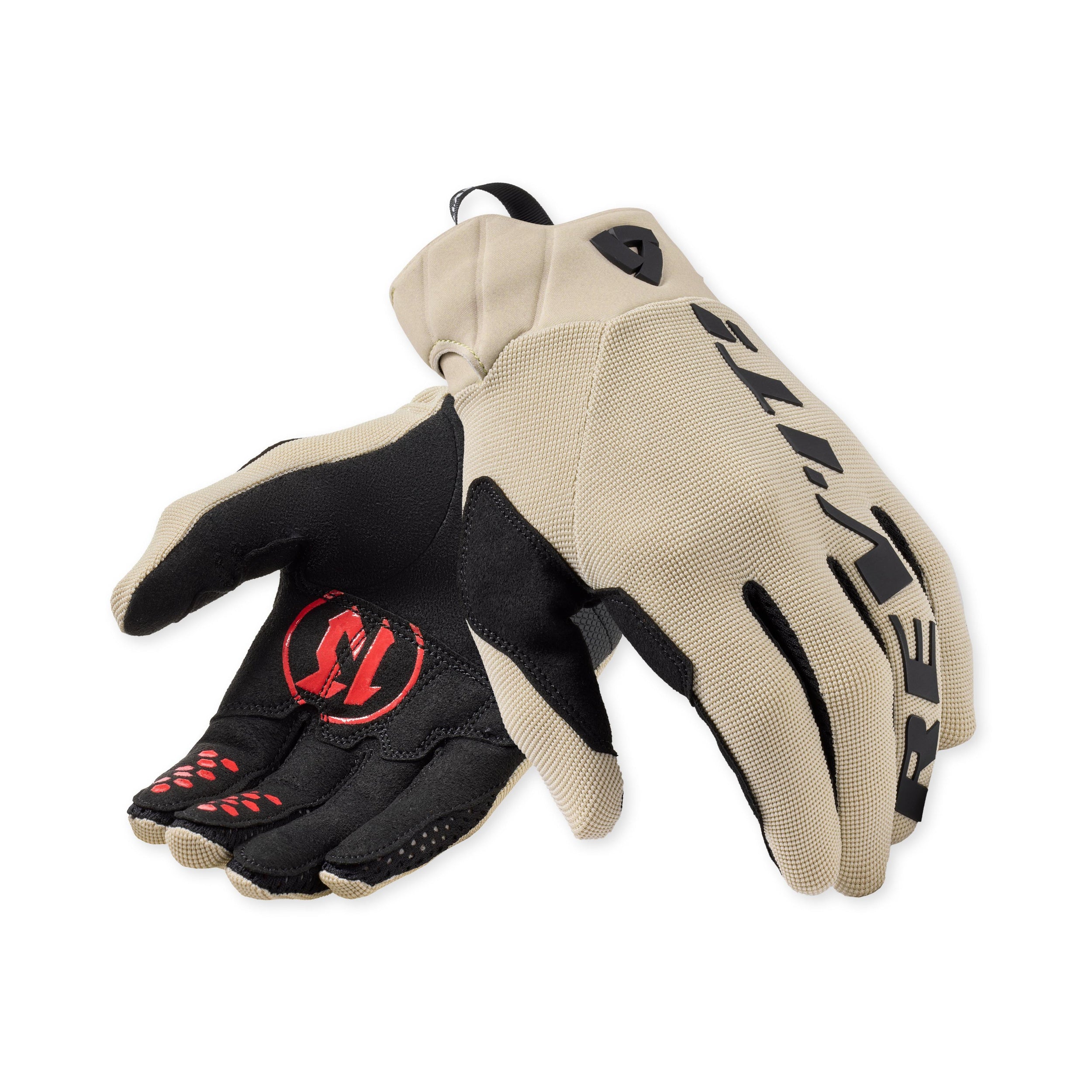 Revit Escondido Textile Gloves Sand front