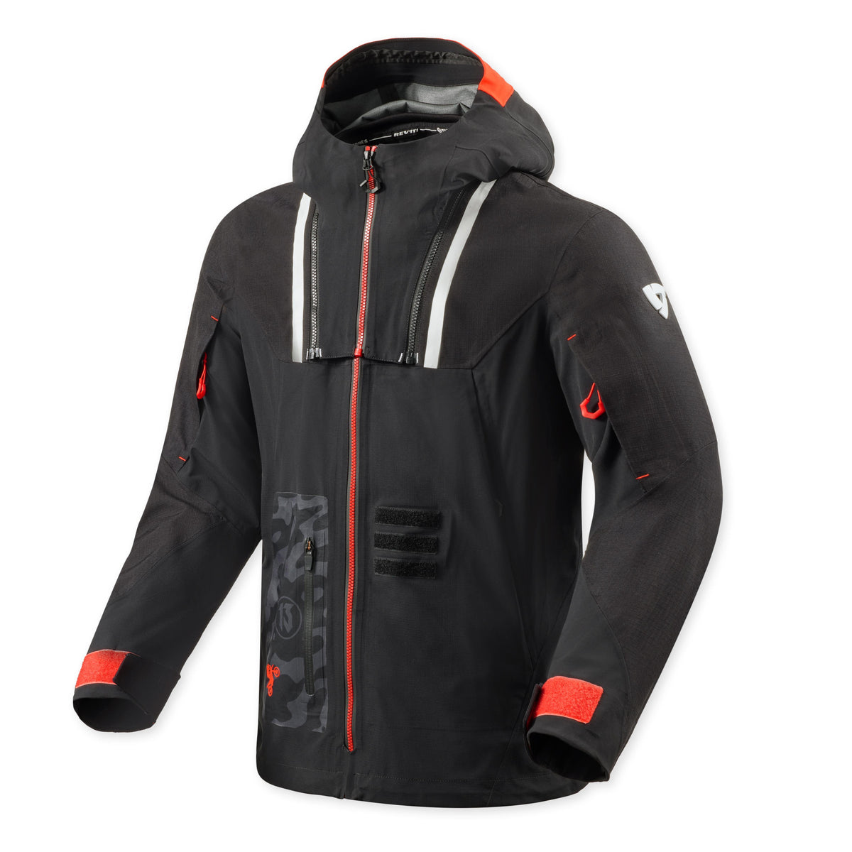 Revit Vision H2O Textile Jacket Black / Red front