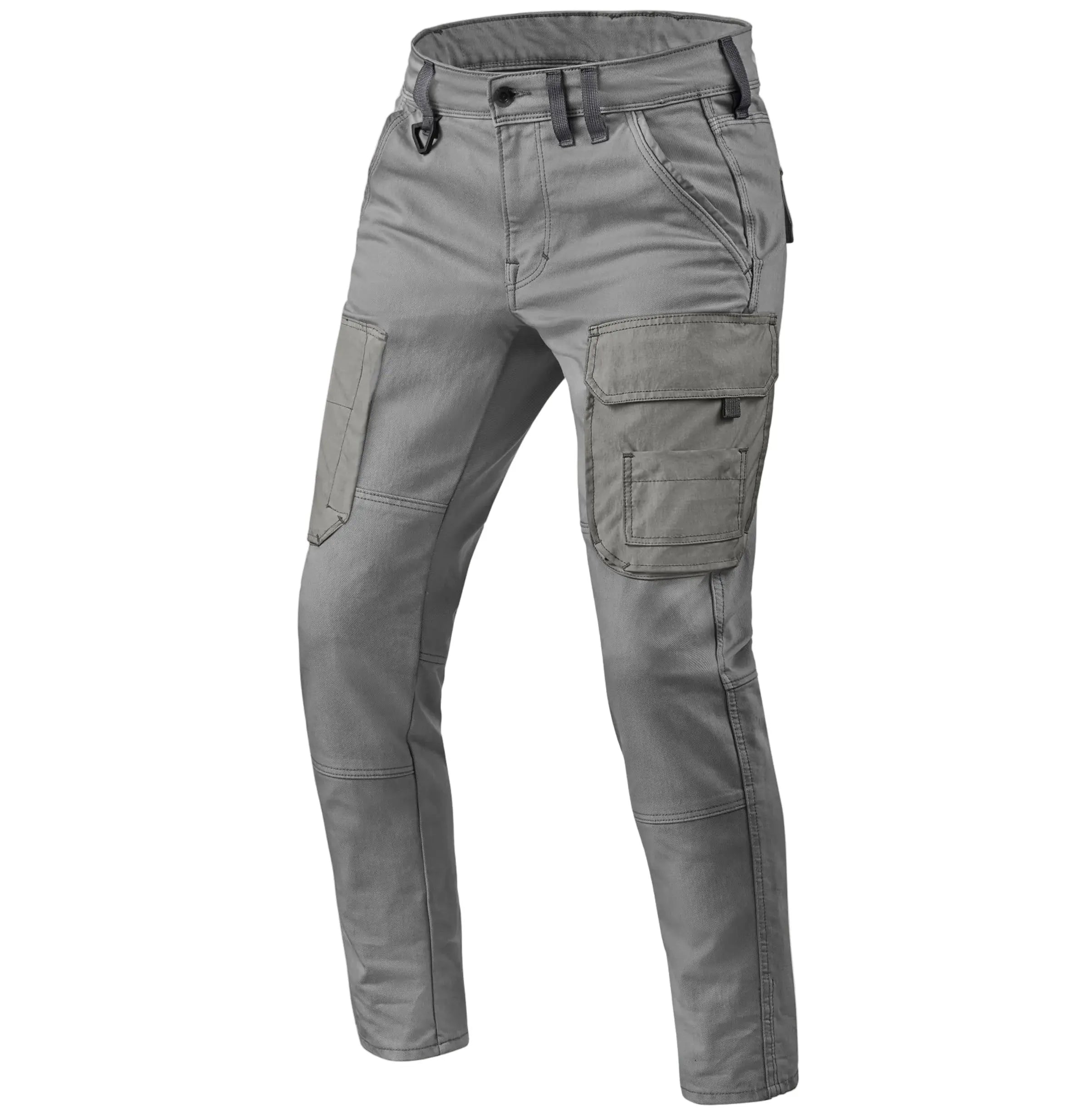 Revit Brant Slim Cargo Jeans Grey - FREE UK Delivery, FREE 365 Day Returns | Moto Central
