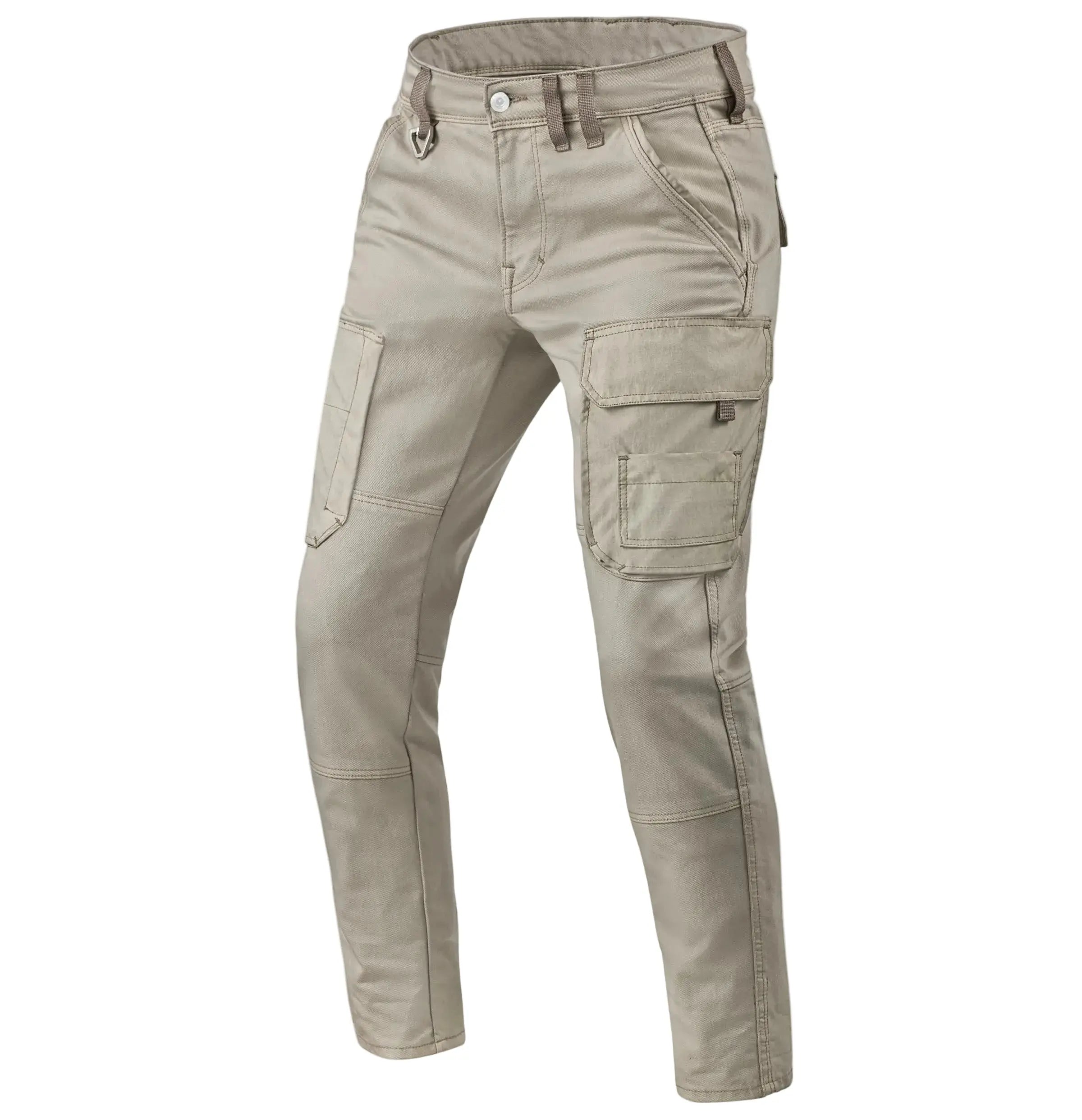 Revit Brant Slim Cargo Jeans Sand - FREE UK Delivery, FREE 365 Day Returns | Moto Central