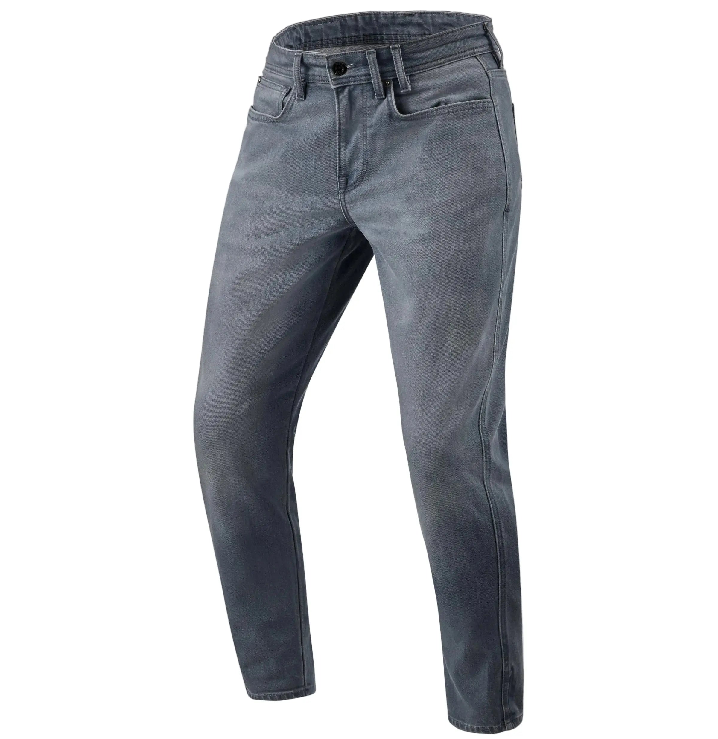 Revit Keegan Tapered Jeans Medium Grey Used - FREE UK Delivery, FREE 365 Day Returns | Moto Central