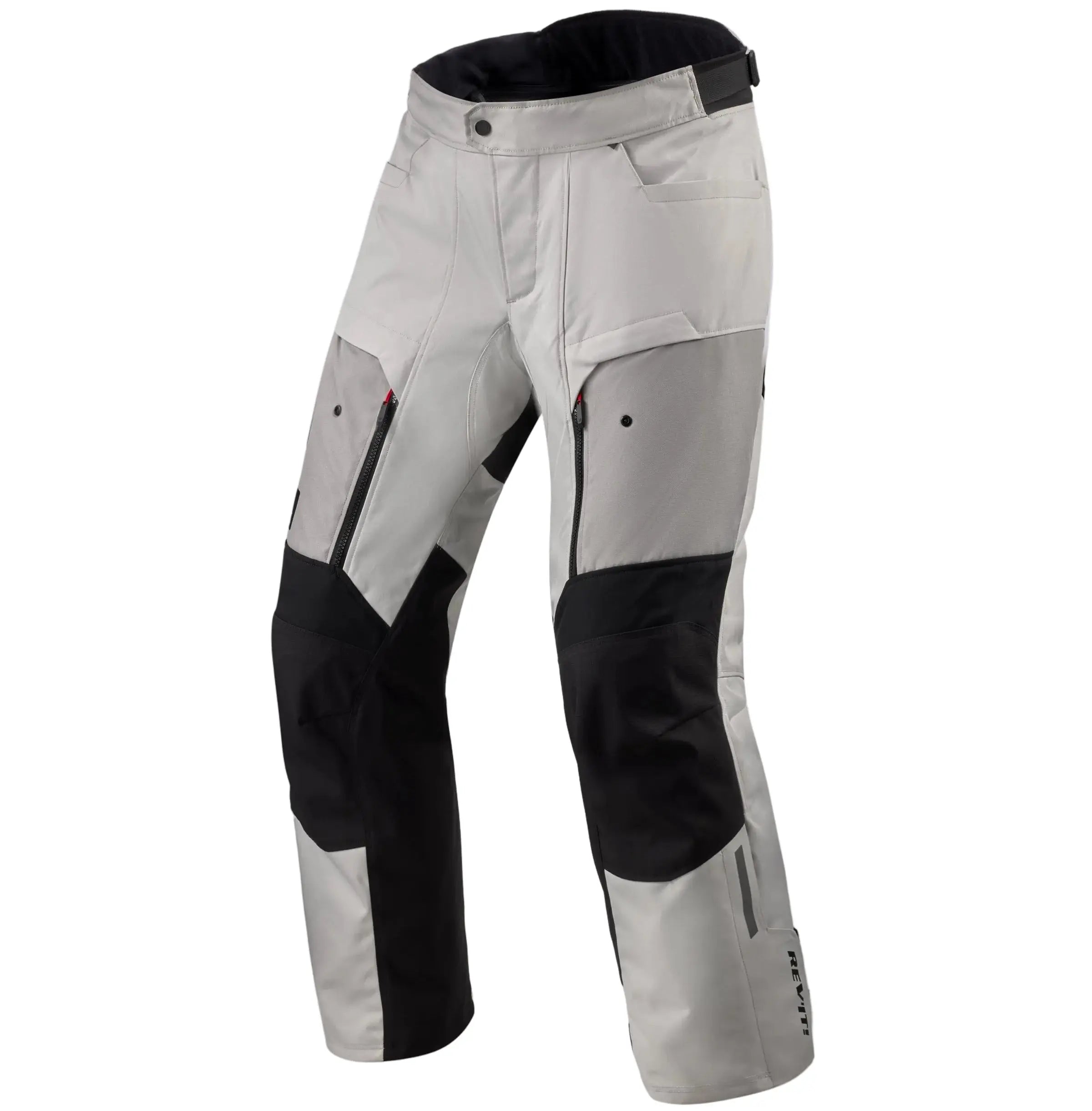 Revit Outback 5 H2O Textile Trouser Silver / Black - FREE UK Delivery, FREE 365 Day Returns | Moto Central