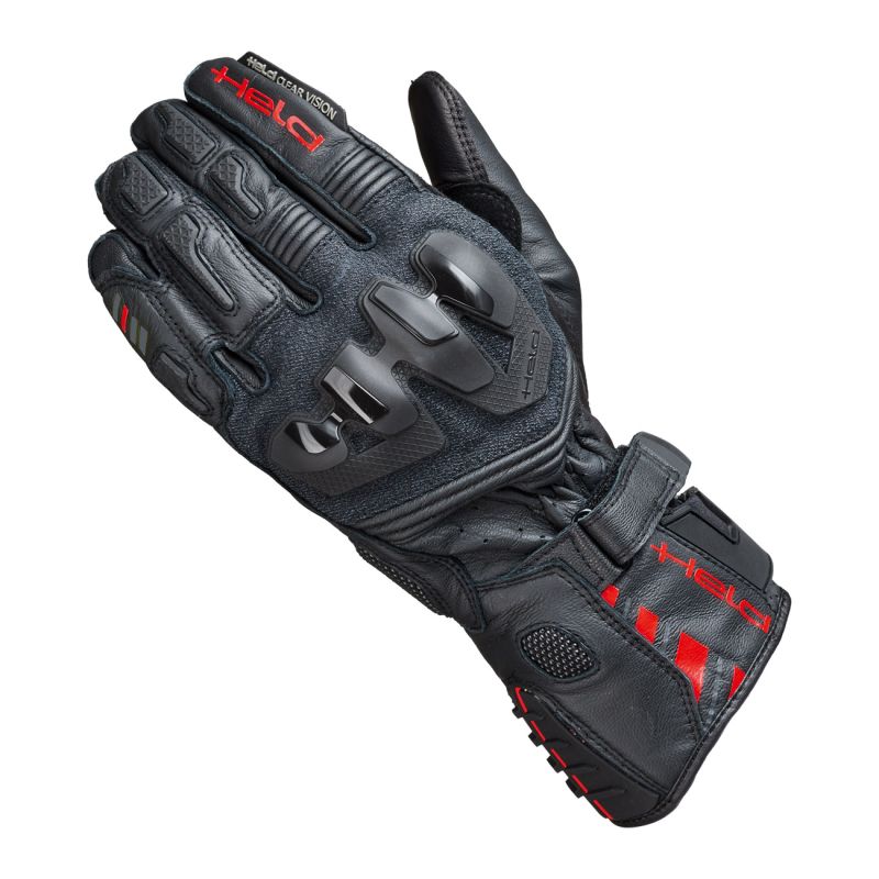 Held Evo-Thrux 3 Ladies Sports Leather Gloves Black / Red FREE UK Delivery, FREE 365 Day Returns | Moto Central