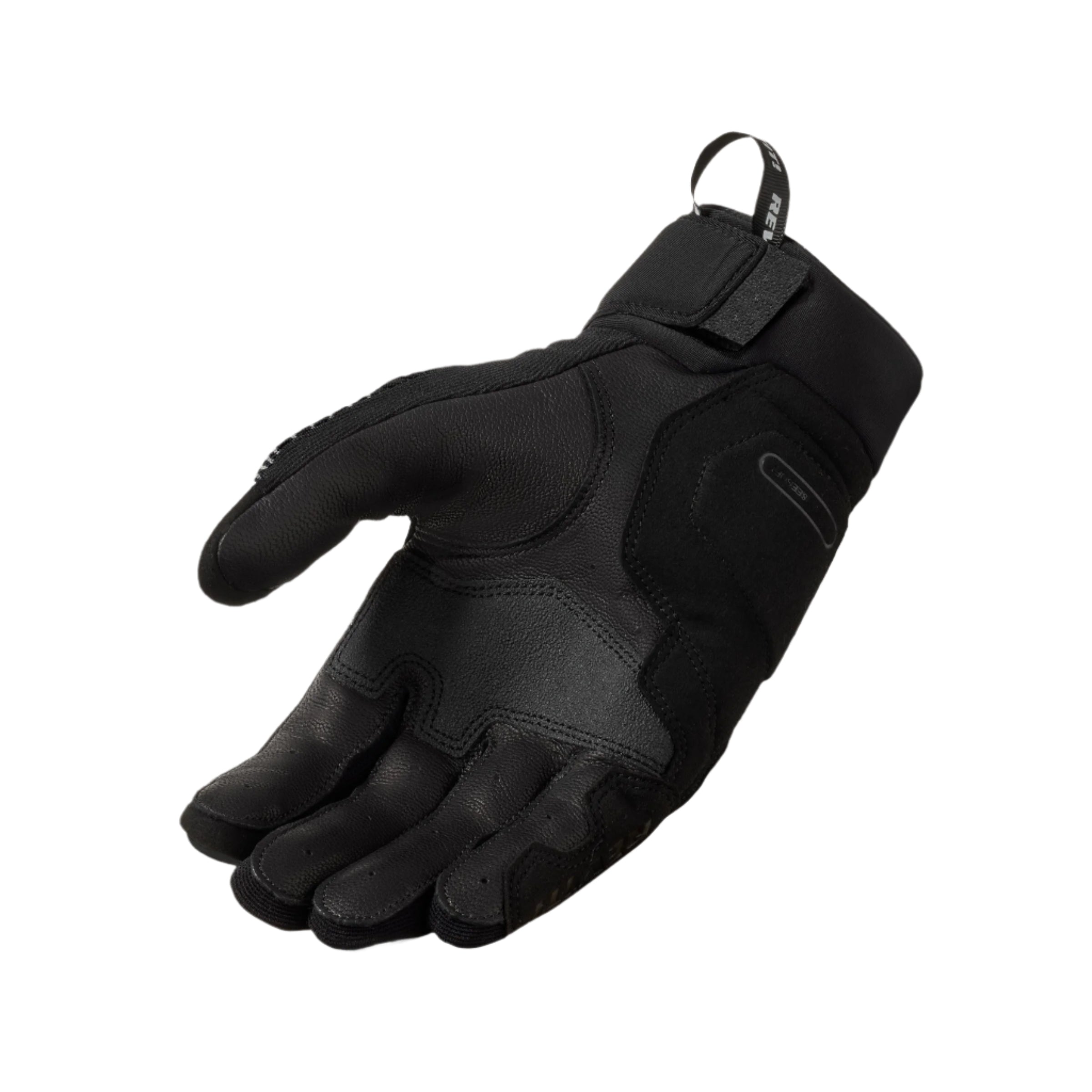 Revit Kinetic 2 Leather / Textile Gloves Black / White - FREE UK Shipping, FREE 365 Day Returns | Moto Central