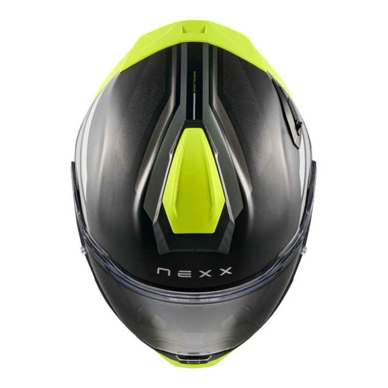 Nexx X.TR Quanta Black / Matt Neon - FREE UK Delivery, FREE 365 Day Returns | Moto Central