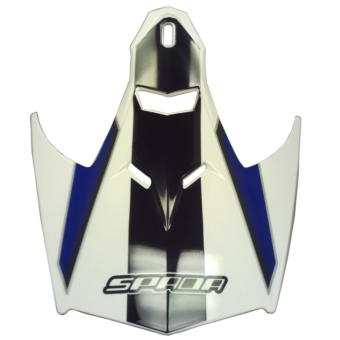 Spada Intrepid Peak Mirage White / Blue / Black FREE UK Delivery, FREE 365 Day Returns | Moto Central