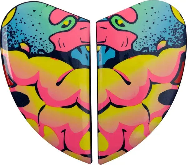 Icon Airform Helmet Side Plates Blue / Green / Pink / Purple / Yellow - FREE UK Shipping, FREE 365 Day Returns | Moto Central