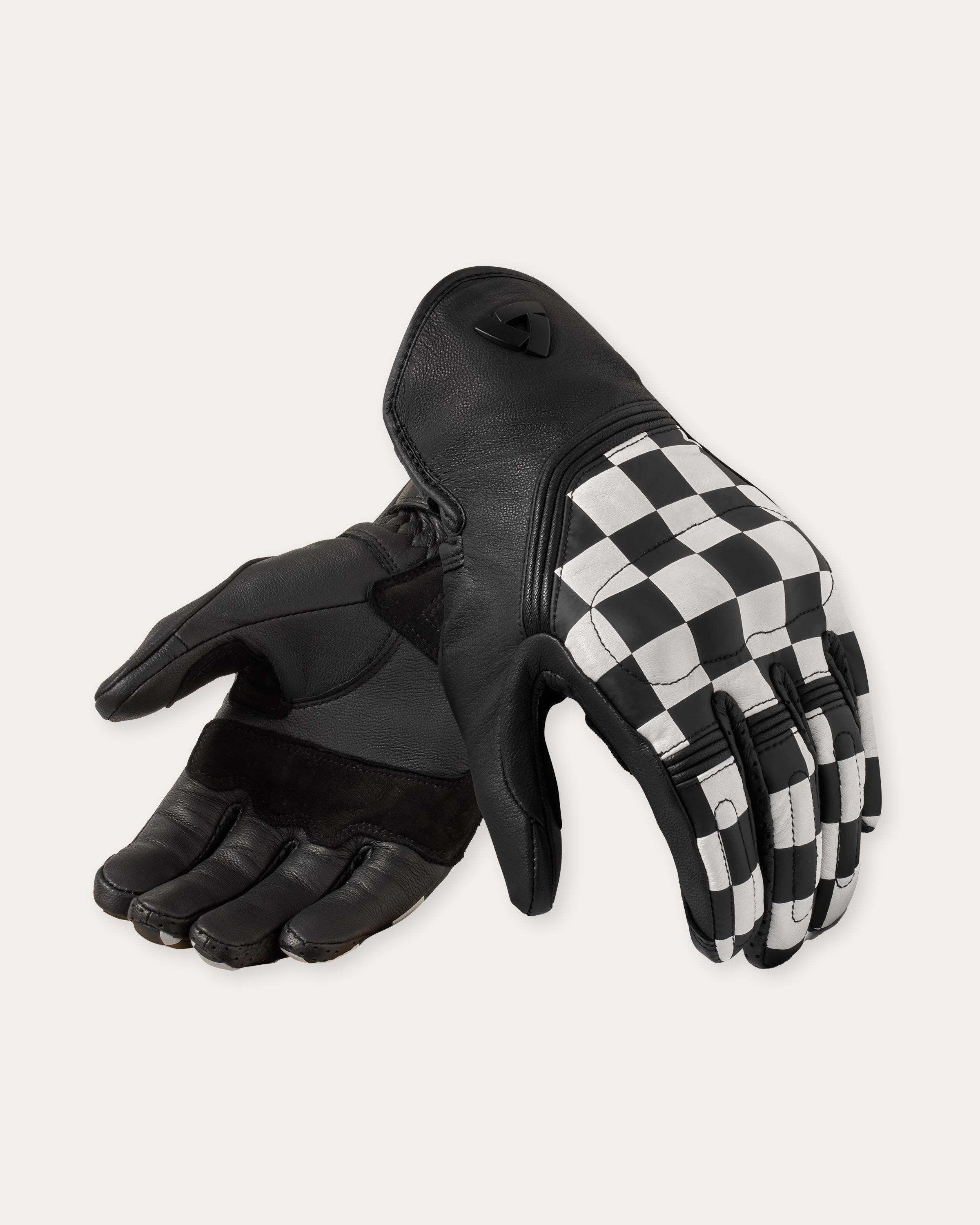 Revit Redhill Riding Leather Gloves White / Black FREE UK Delivery, FREE 365 Day Returns | Moto Central