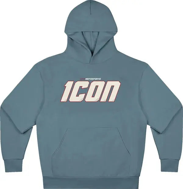 Icon Rizz Rizz Hoodie Blue / Off-White - FREE UK Shipping, FREE 365 Day Returns | Moto Central