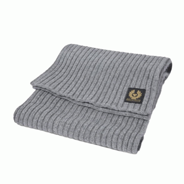 Belstaff Watch Scarf Pale Grey FREE UK Delivery, FREE 365 Day Returns | Moto Central