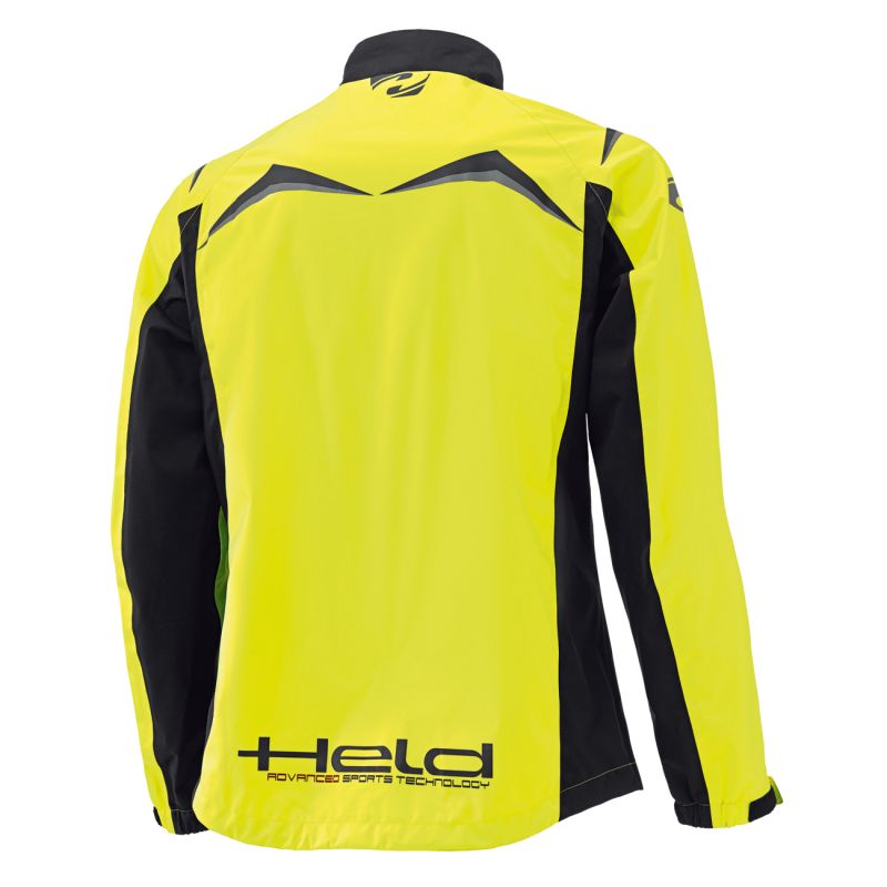 Held Rainblock 2 Top Waterproof Over Jacket Black / Fluo Yellow FREE UK Delivery, FREE 365 Day Returns | Moto Central