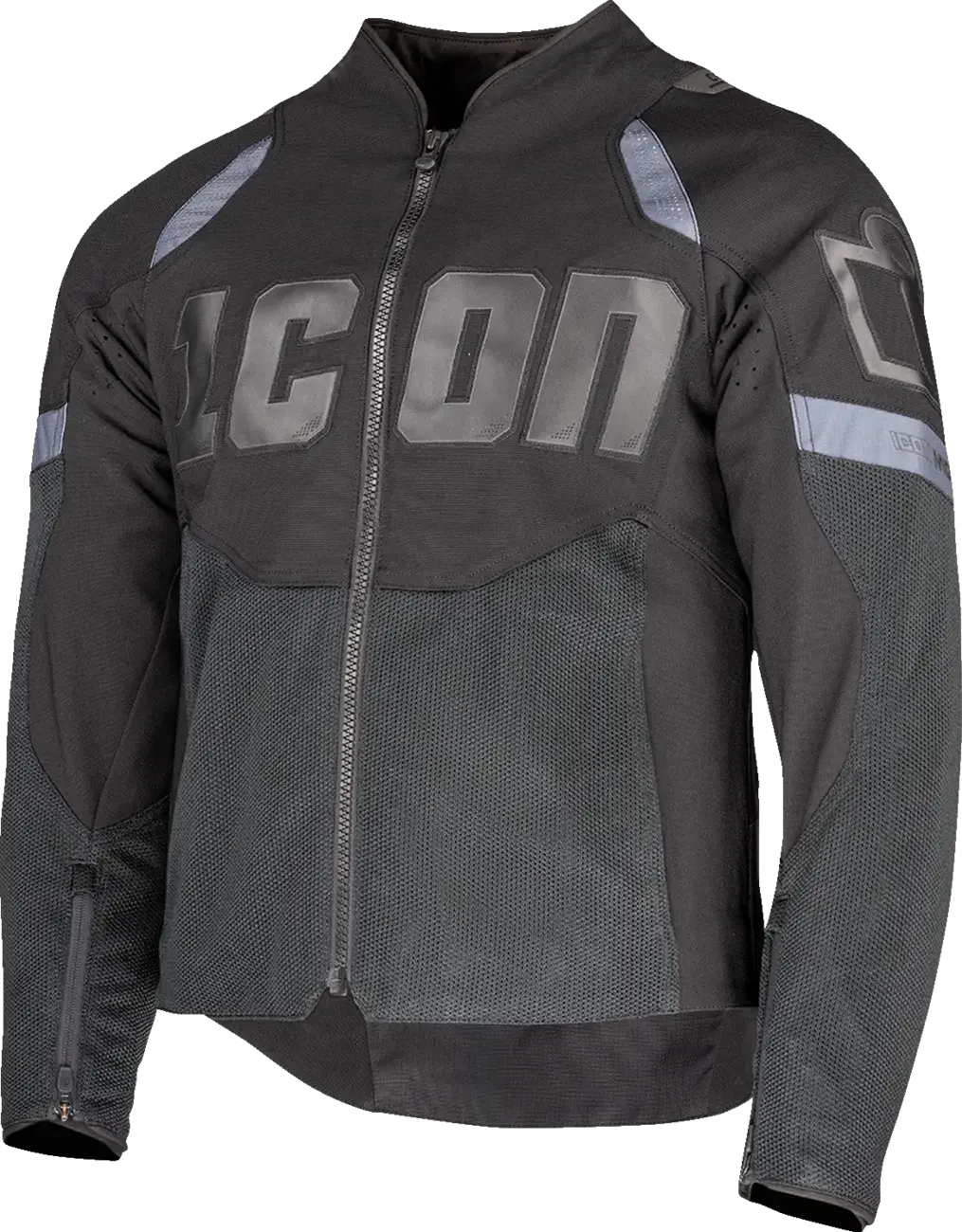 Icon Contra 3 Textile Jacket Black / Grey - FREE UK Shipping, FREE 365 Day Returns | Moto Central