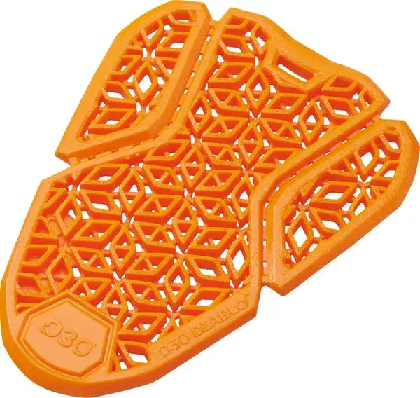 Icon D3O Diablo Level 1 Hip Guards Orange - FREE UK Shipping, FREE 365 Day Returns | Moto Central