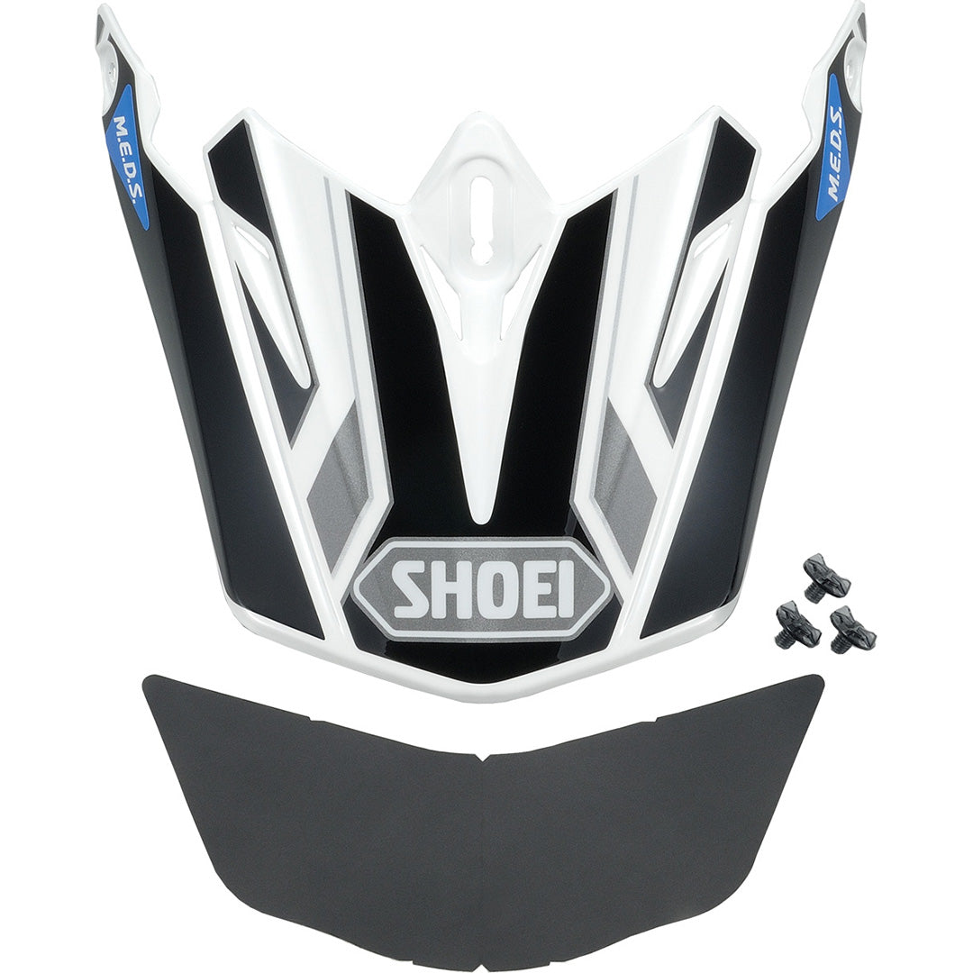 Shoei Peak For VFX WR Allegiant TC-6 Silver / Black Helmet FREE UK Delivery, FREE 365 Day Returns | Moto Central