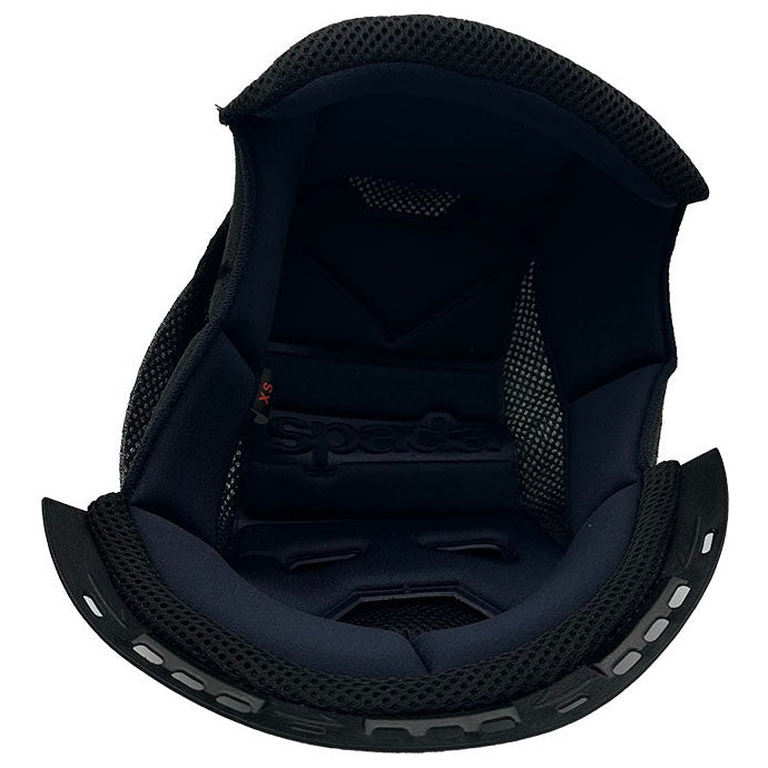 Spada Raiden / SP17 Centre Pad Black black centre pad interior view on a white background