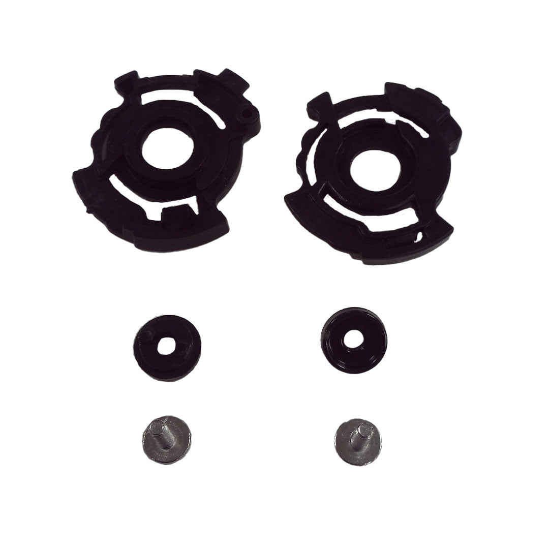 Spada Orion Base Plates & Screw Set Black FREE UK Delivery, FREE 365 Day Returns | Moto Central