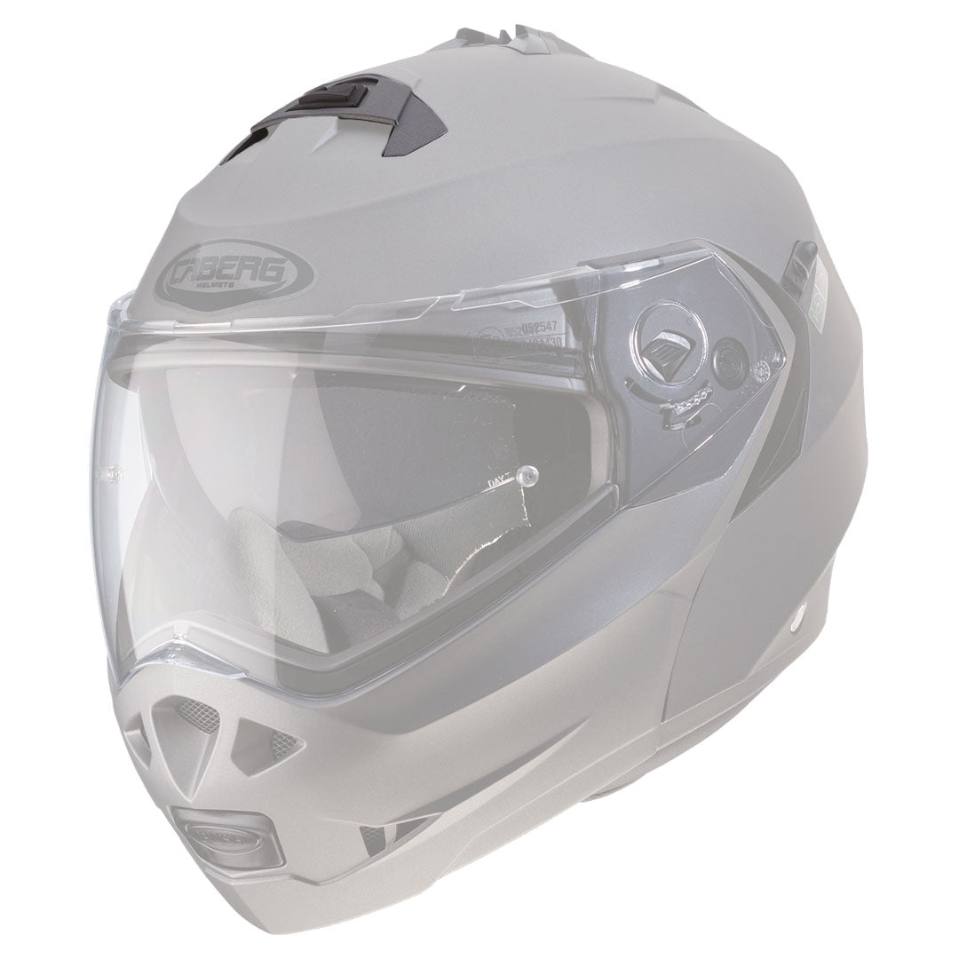 Caberg Front Vent Matt Gun Metal For Duke 2 / Duke X / Tourmax / Tourmax X Helmet FREE UK Delivery, FREE 365 Day Returns | Moto Central