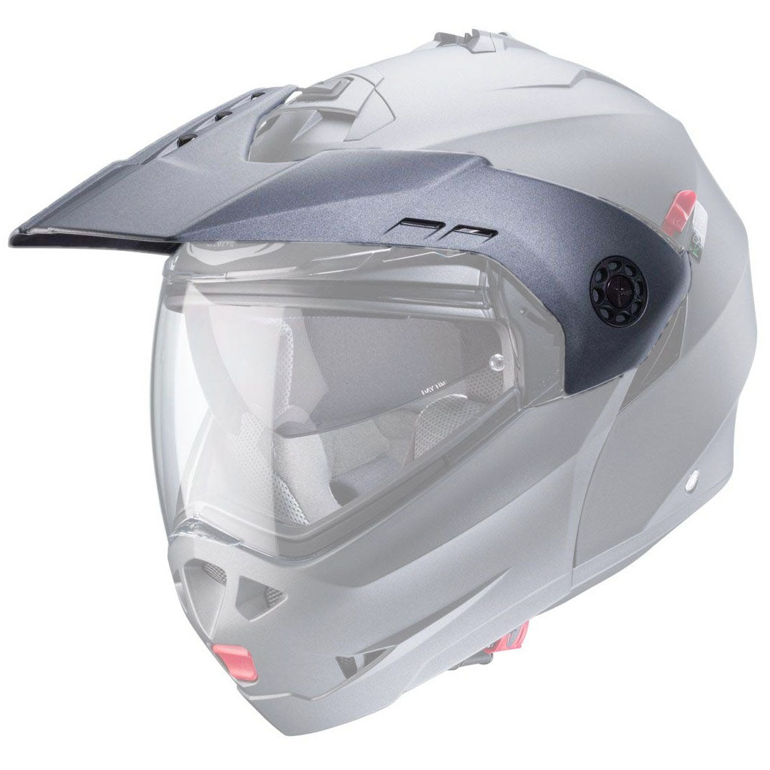 Caberg Peak Matt Gun Metal For Tourmax / Tourmax X Helmet FREE UK Delivery, FREE 365 Day Returns | Moto Central