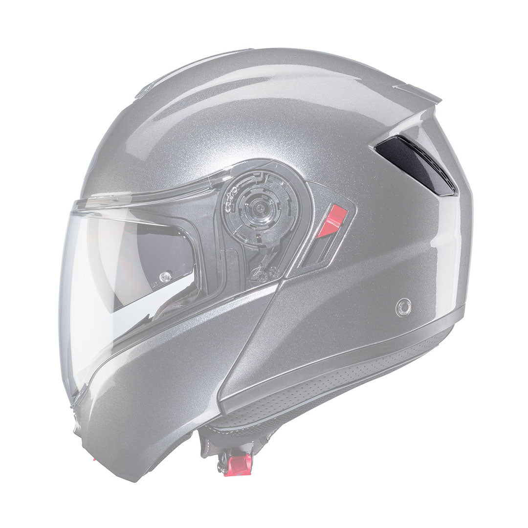 Caberg Rear Air Vent Grey Metal For Levo / Levo X Helmet FREE UK Delivery, FREE 365 Day Returns | Moto Central