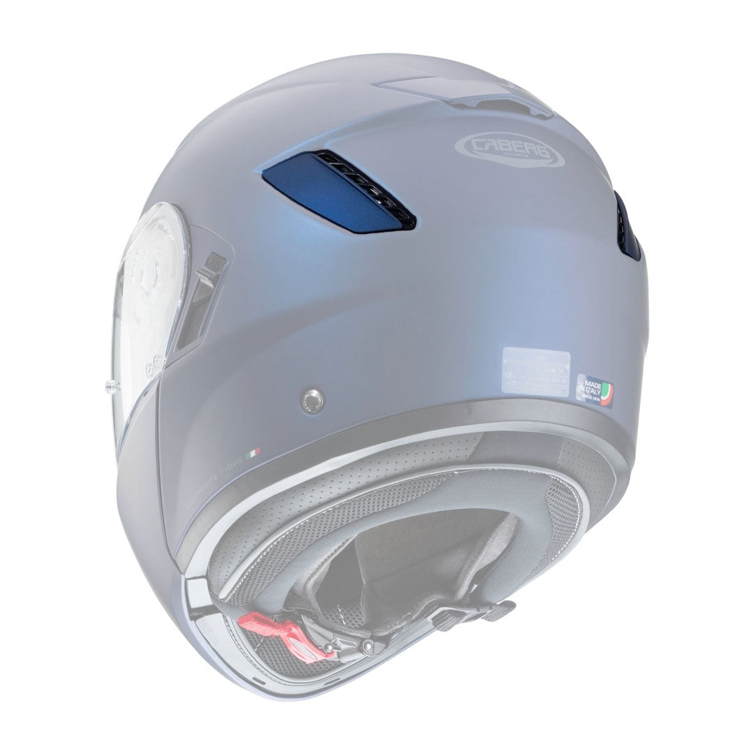 Caberg Rear Air Vent Matt Blue Yama For Levo / Levo X Helmet FREE UK Delivery, FREE 365 Day Returns | Moto Central
