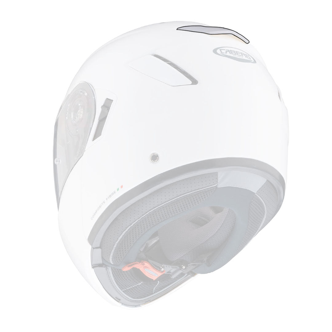 Caberg Rear Air Vent White Metal For Levo / Levo X Helmet FREE UK Delivery, FREE 365 Day Returns | Moto Central