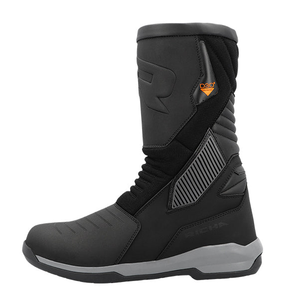 Richa Apollo Waterproof Boots Black - side profile