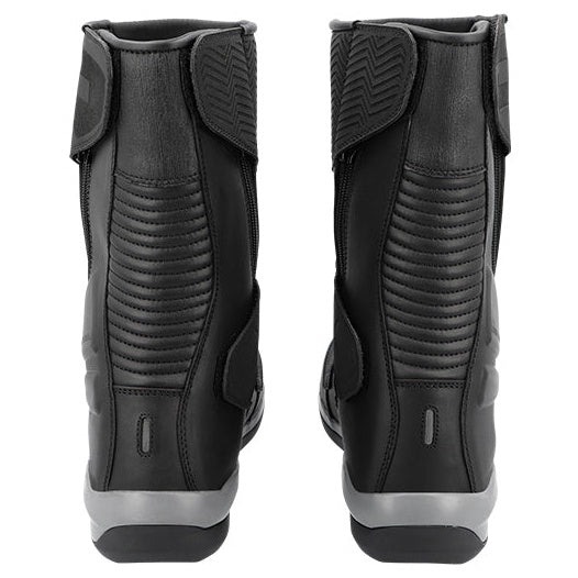 Richa Oberon Waterproof Boots Black pair rear view on a white background