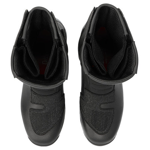 Richa Oberon Waterproof Boots Black pair top view on a white background