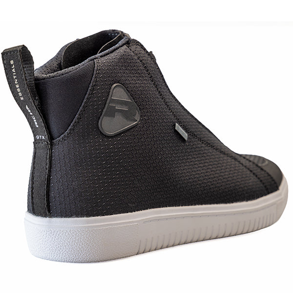 Richa Cosmic Gore-Tex Shoes Black / Black, rear three-quarter view