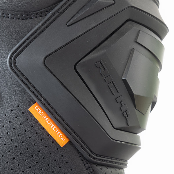 Richa Stradale Boots Black – ankle protector detail