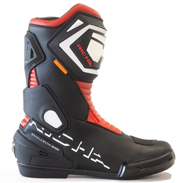 Richa Stradale Boots Black / Red – outer side view