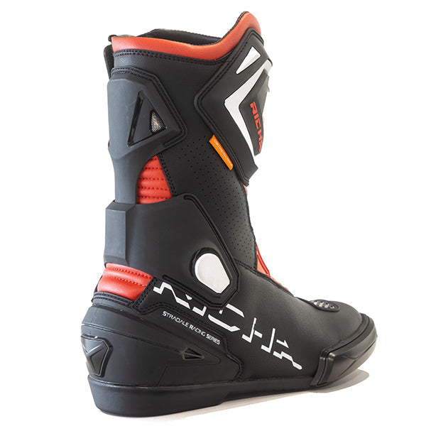 Richa Stradale Boots Black / Red – rear view