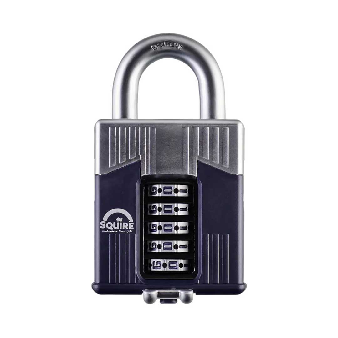 Squire Padlock Warrior Combinations Lock 65 Blue FREE UK Delivery, FREE 365 Day Returns | Moto Central