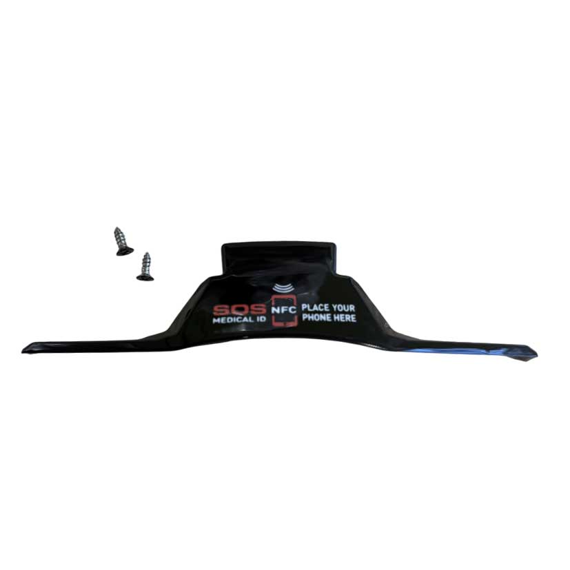 Caberg Tanami Rear Frame With SOS Chip & Screws Black - FREE UK Delivery, FREE 365 Day Returns | Moto Central