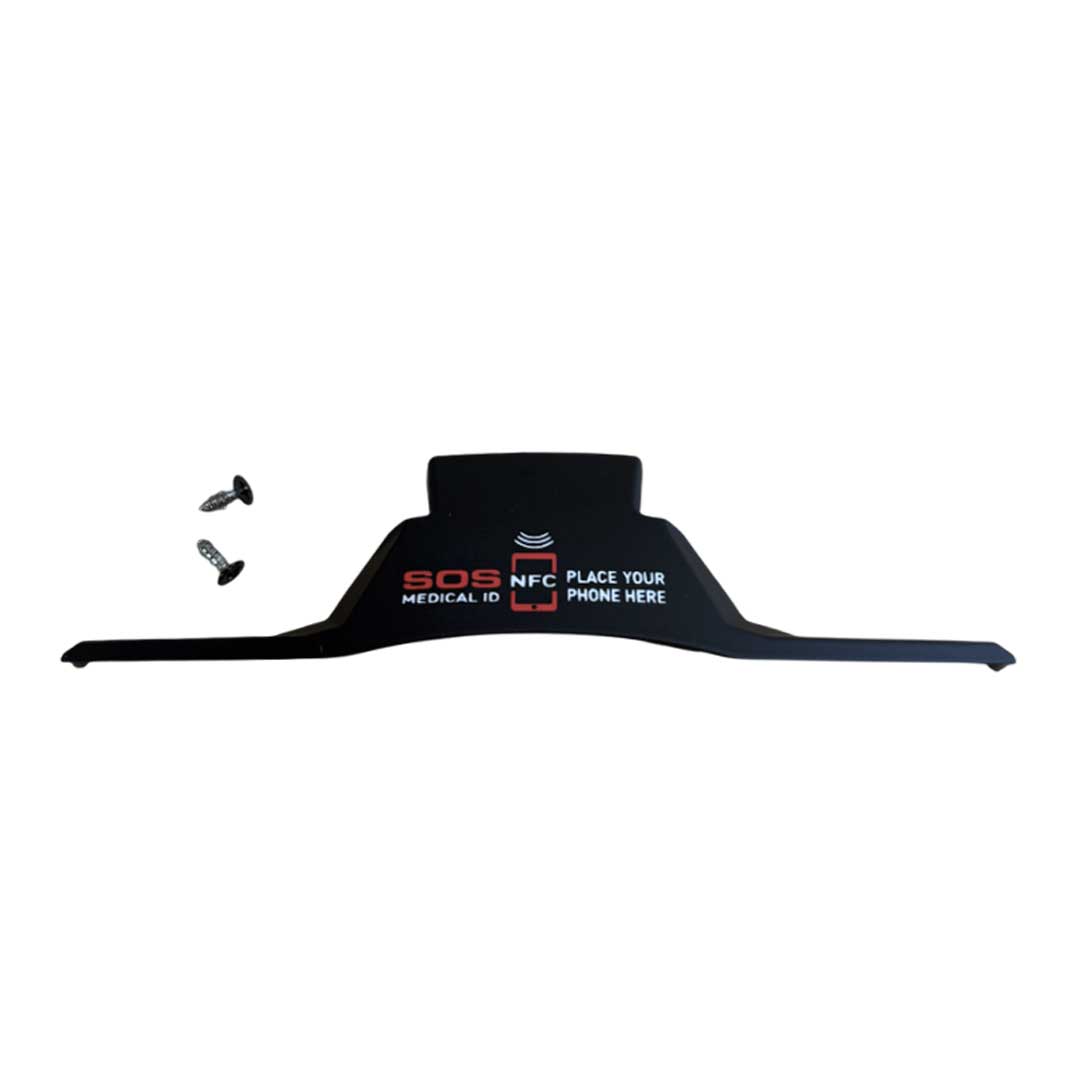 Caberg Tanami Rear Frame With SOS Chip & Screws Matt Black - FREE UK Delivery, FREE 365 Day Returns | Moto Central