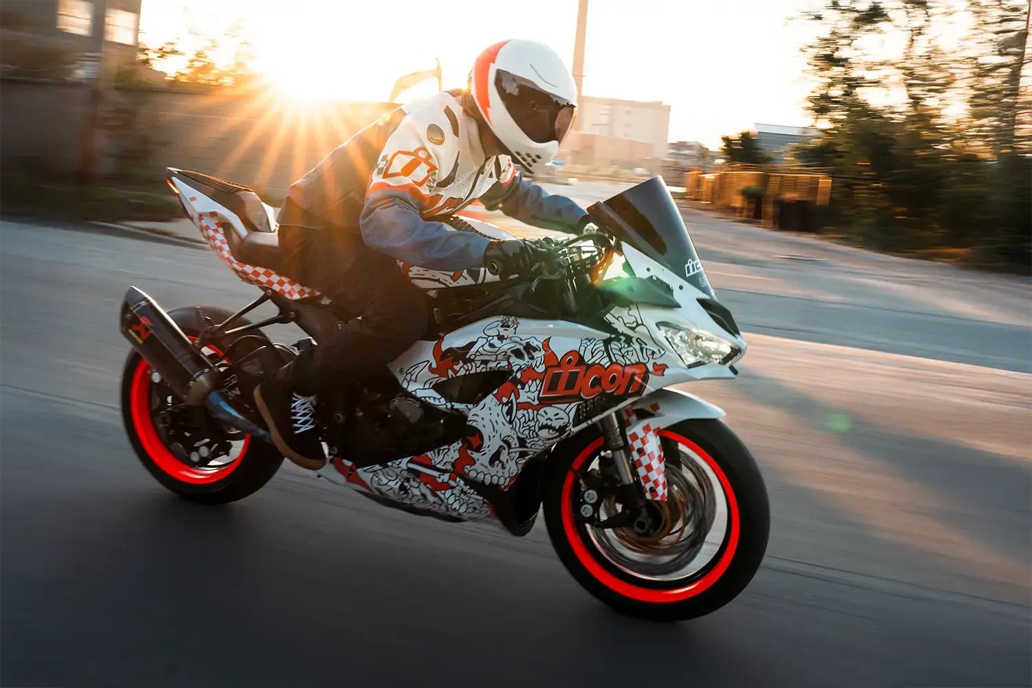 Icon Contra 3 Hero Textile Jacket Black / Blue / Red / White - FREE UK Shipping, FREE 365 Day Returns | Moto Central