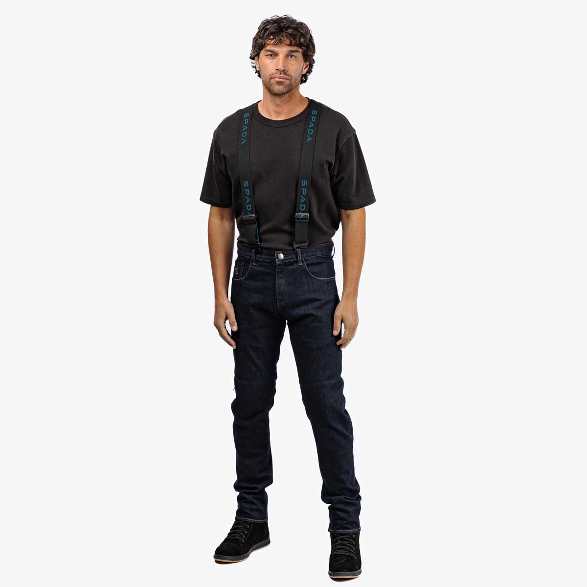 Spada Kaiken Braces Black / Steel Blue FREE UK Delivery, FREE 365 Day Returns | Moto Central