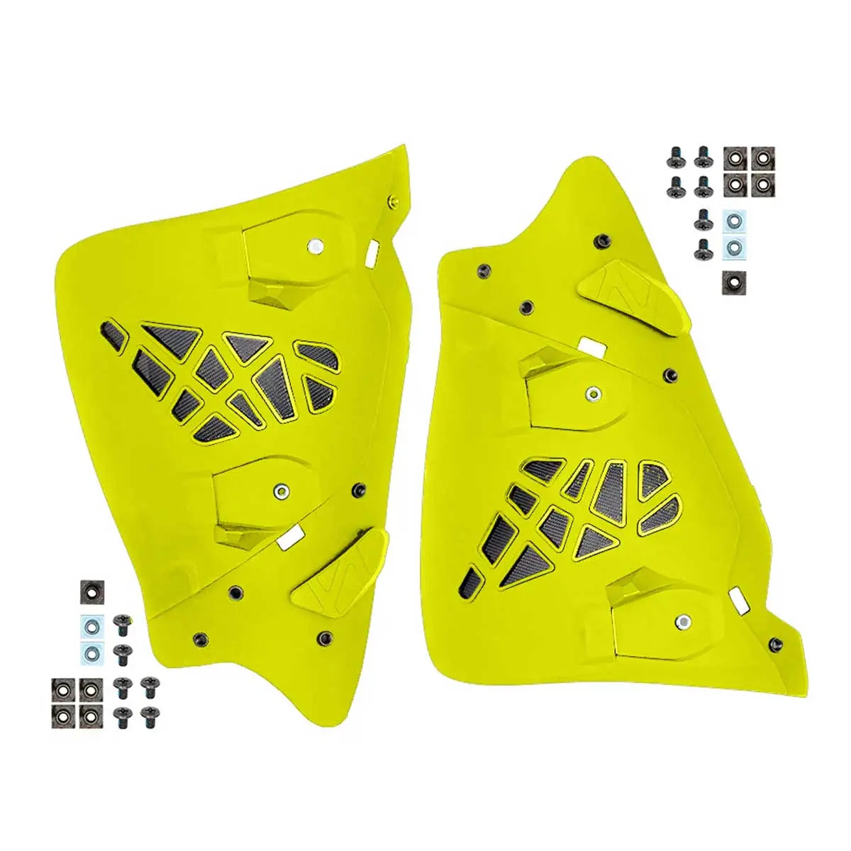 Sidi Crossair X Out Leg Fluo Yellow - Pair FREE UK Delivery, FREE 365 Day Returns | Moto Central