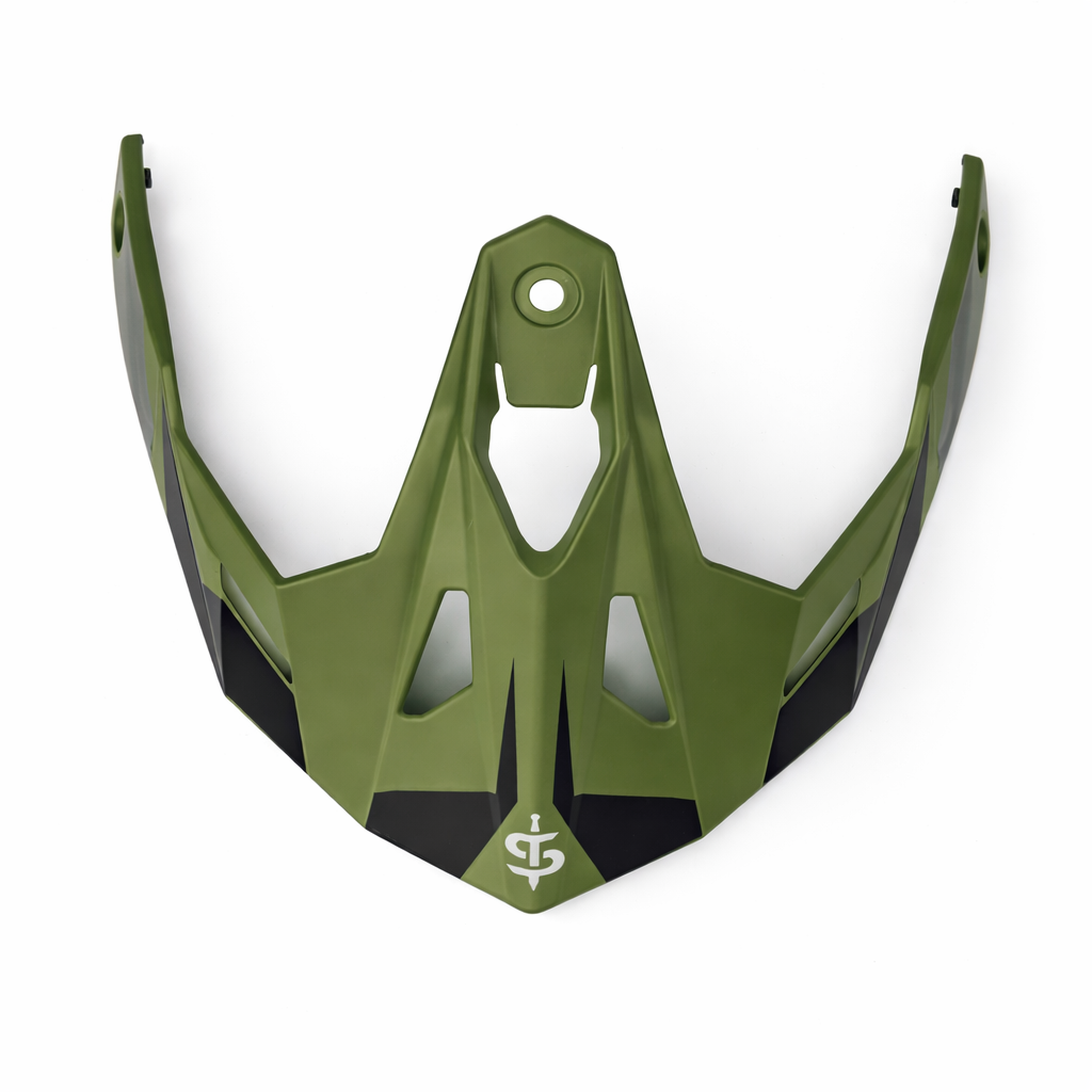 Spada Trailhawk Raptor Helmet Peak Green FREE UK Delivery, FREE 365 Day Returns | Moto Central