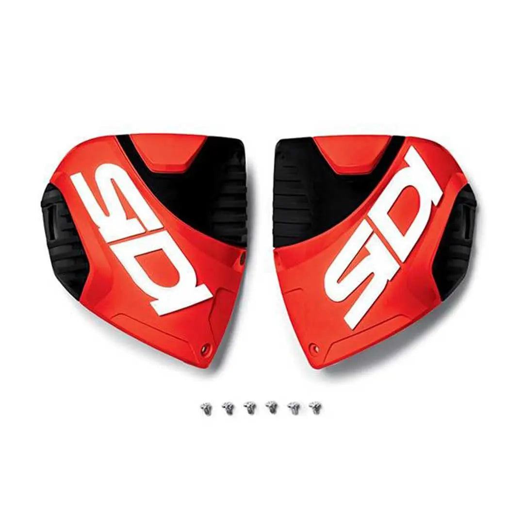 Sidi Crossfire 3 Shin Plate Red / Black / White - Pair FREE UK Delivery, FREE 365 Day Returns | Moto Central
