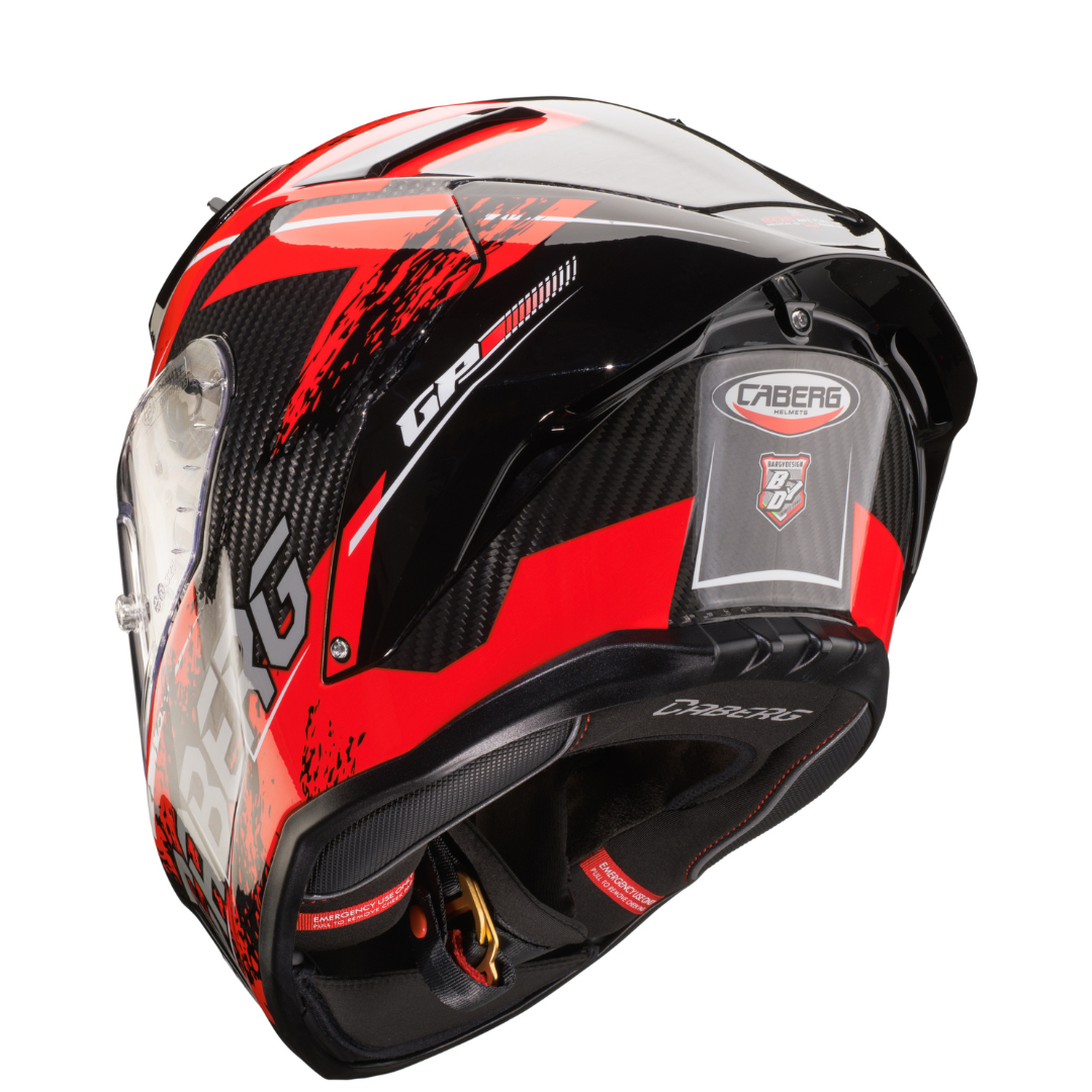 Caberg GP Scratch Red / White / Grey