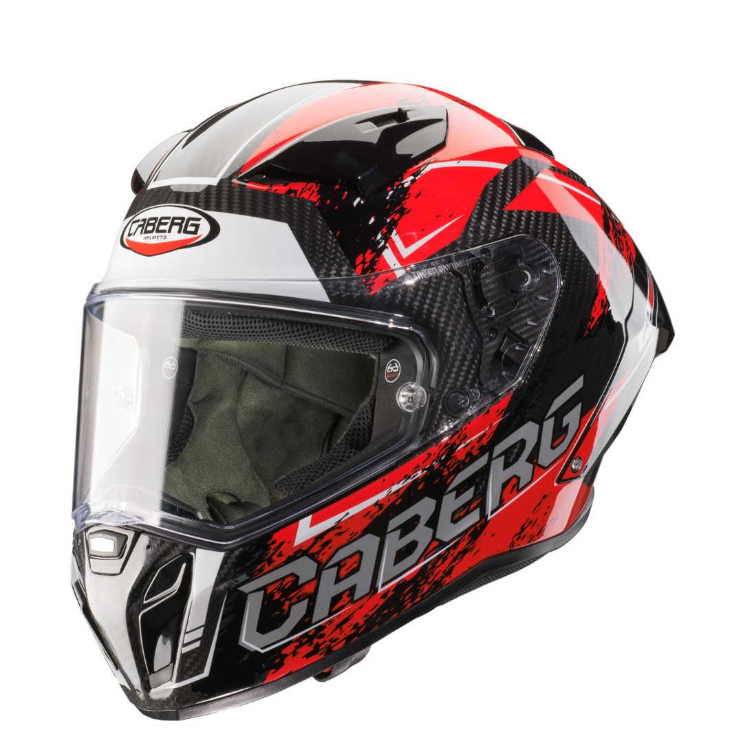 Caberg GP Scratch Red / White / Grey