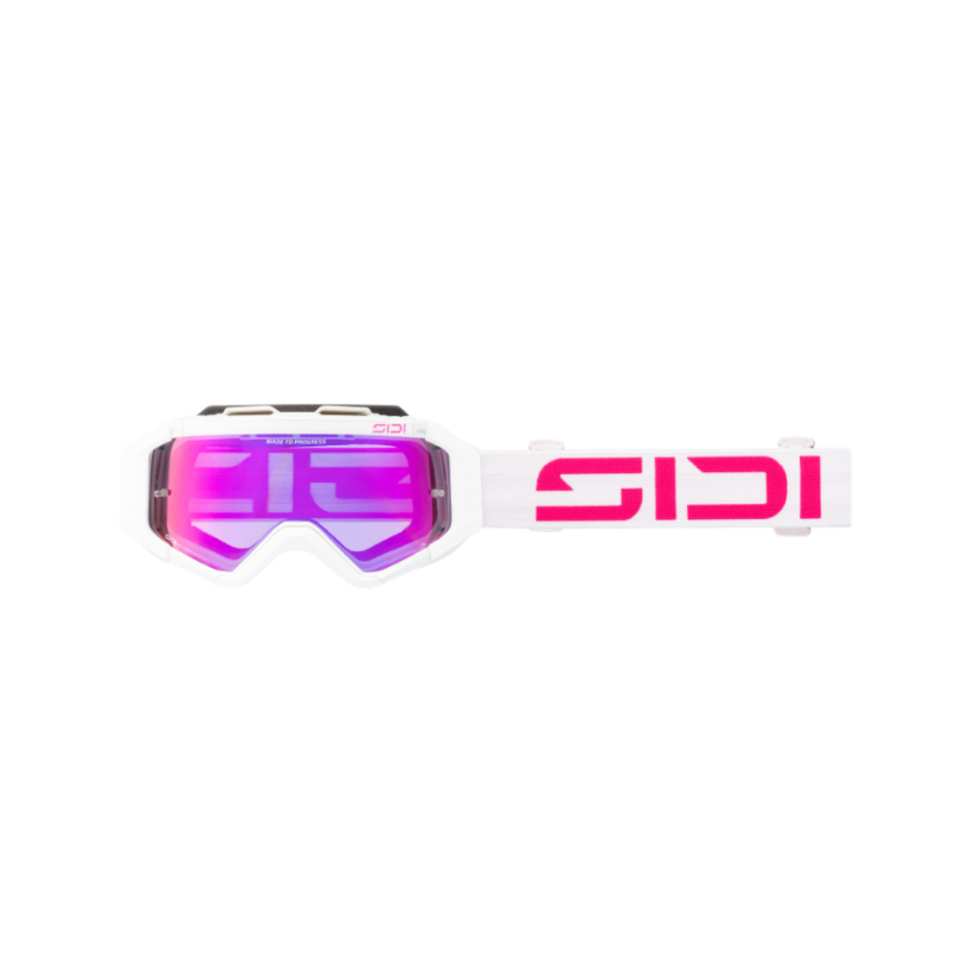 Sidi Fulmen Mirror Goggles White / Pink FREE UK Delivery, FREE 365 Day Returns | Moto Central