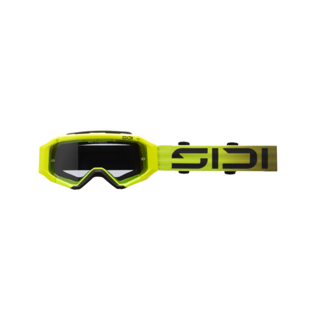 Sidi Gravix Smoke Goggles Fluo Yellow / Black / Grey FREE UK Delivery, FREE 365 Day Returns | Moto Central
