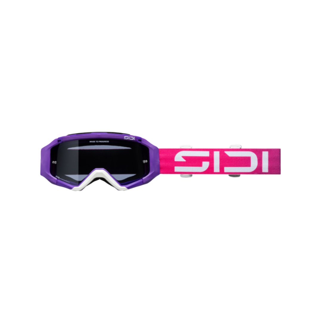 Sidi Gravix Smoke Goggles Violet / Pink / Grey FREE UK Delivery, FREE 365 Day Returns | Moto Central