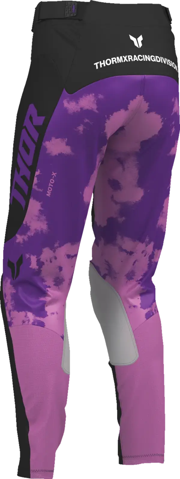 Thor Launchmode Bleach Ladies MX Textile Trouser Black / Purple / White - FREE UK Shipping, FREE 365 Day Returns | Moto Central